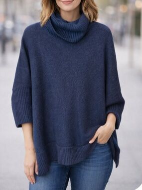 JAEGER Women’s Cashmere Wool Blend Cowl Neck Sweater